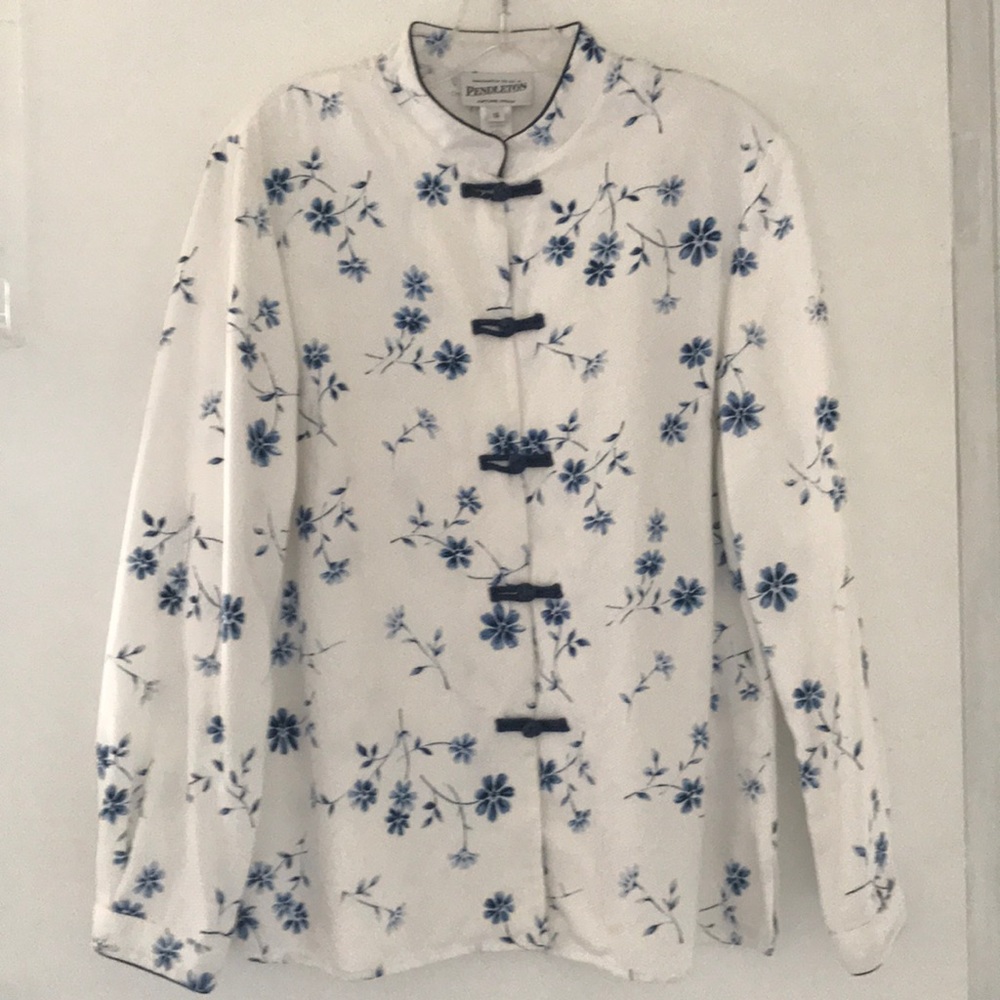 Pendleton Kimono Top